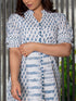 MULMUL BISHTI MOTIFS HAND BLOCK PRINTED DRESS MULMUL BISHTI MOTIFS HAND BLOCK PRINTED DRESS
